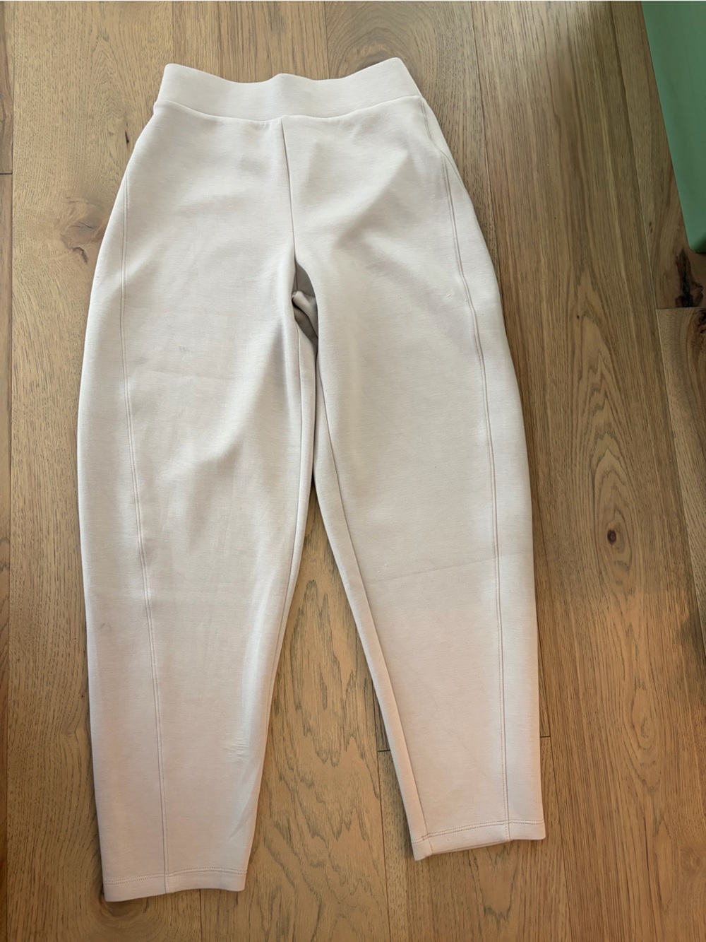 SPANX Women's High-Rise Cream Jogger Pants